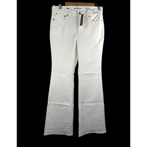 J.Crew Petite '03 Bootcut Jeans white stretch preppy money sz 28P
